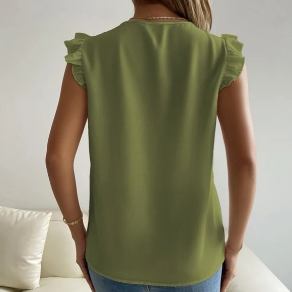 Ruffle Sleeve Blouse - Picture 2 of 7